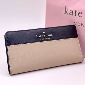 Kate Spade Large Stacy Slim Bifold Wallet
